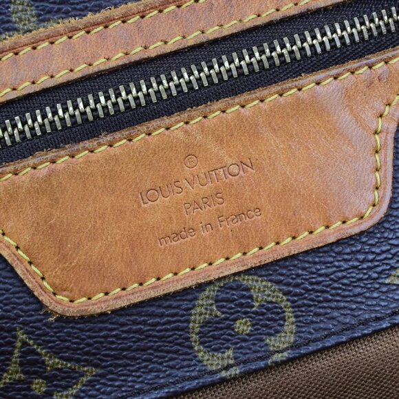 LOUIS VUITTON Sac Shopping Shoulder Tote Bag Monogram Leather - Picture 2 of 16